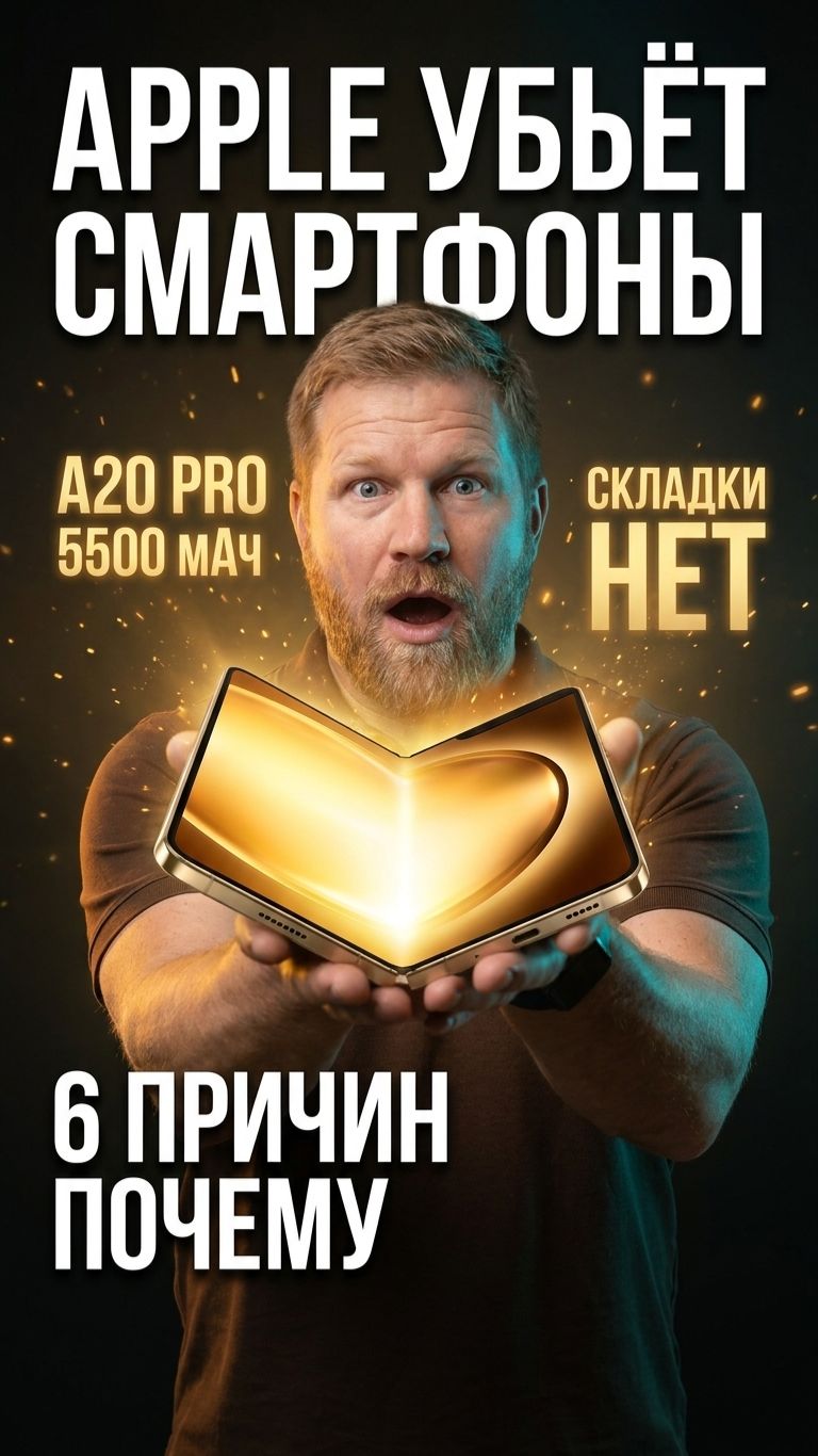 Складной IPhone за $2000: 6 фишек, которые уничтожат Samsung
