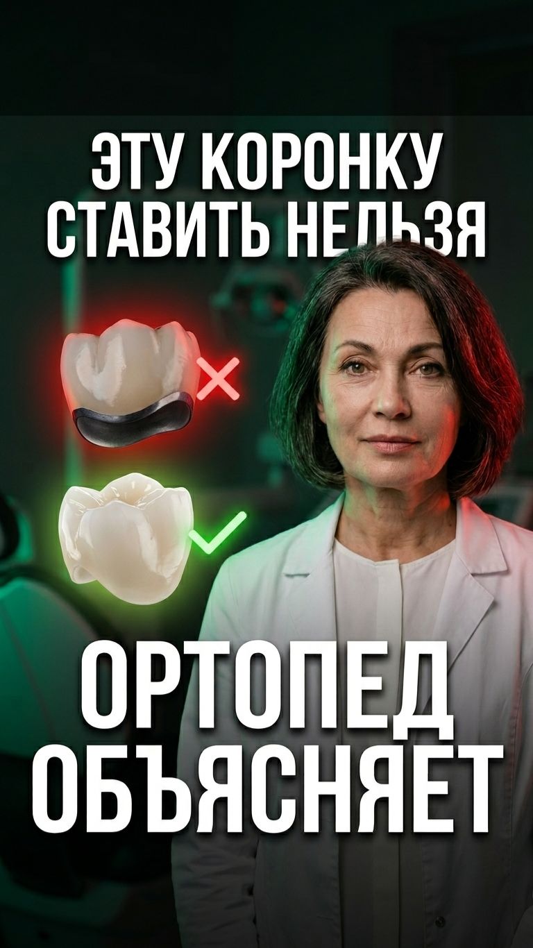 🦷 Как выбрать коронку, которую не отличить от живого зуба