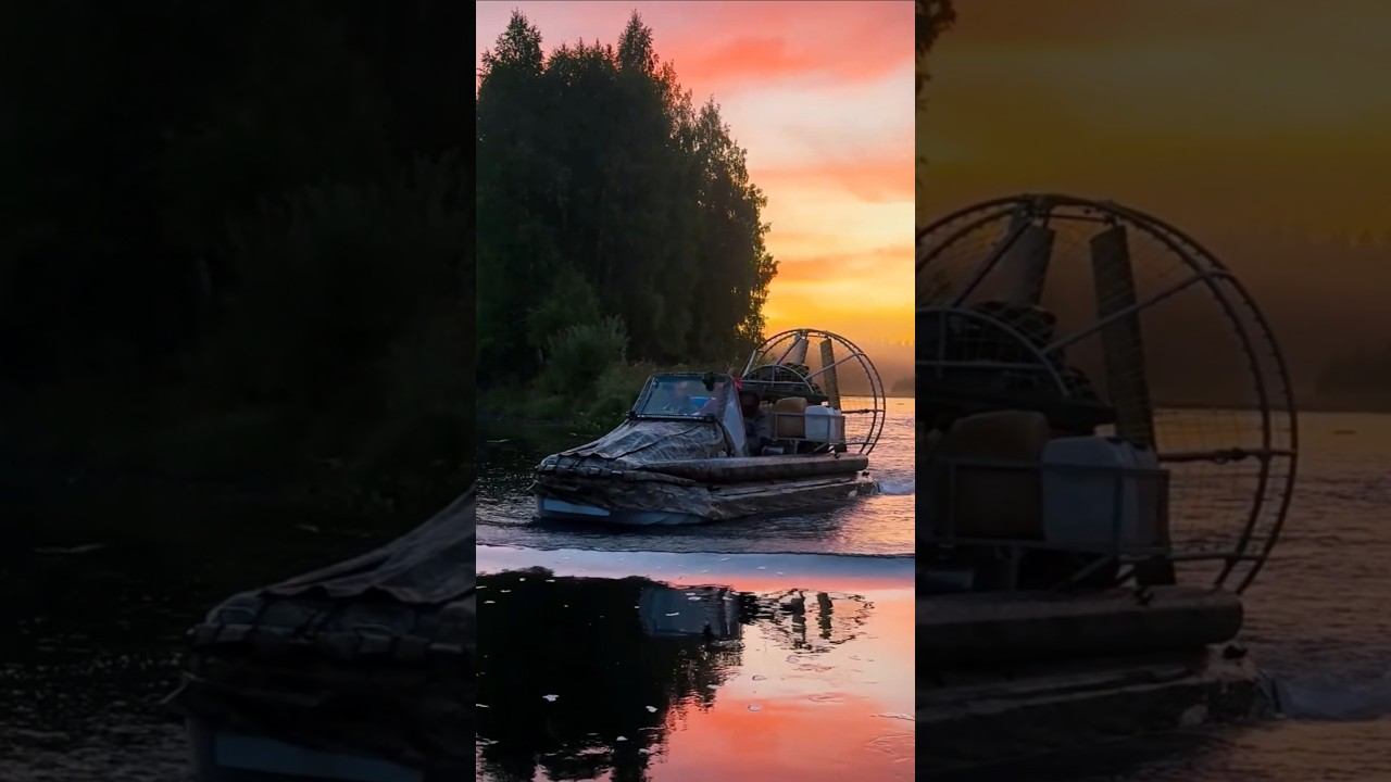 Аэролодки Берег -для тех кто любит приключения #рыбалканаозере #рыбалка #boating #automobile