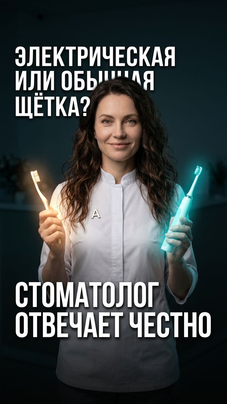⚡ Электрическая или обычная? Честный вердикт стоматолога