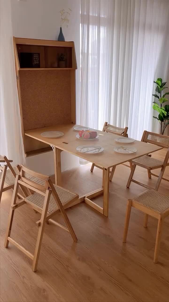 Складной столик для небольшой кухни