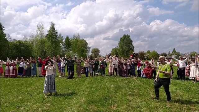 Русская народная обрядовая песня «А мы сеяли, сеяли лён»