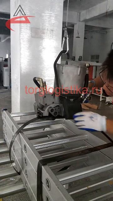 Демонстрация работы инструмента для стальной ленты Hunan Bean Sprout MK-32A (без скобы)