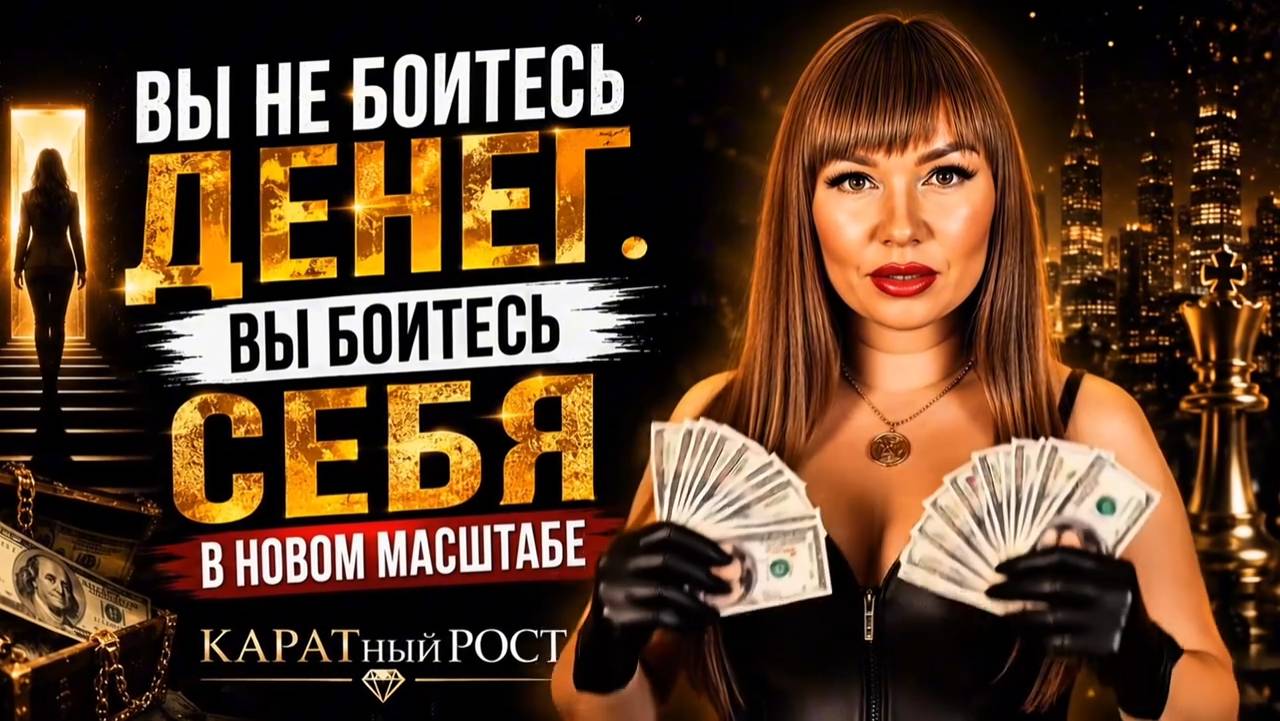 Вы не боитесь денег. Вы боитесь себя в новом масштабе. КАРАТный РОСТ