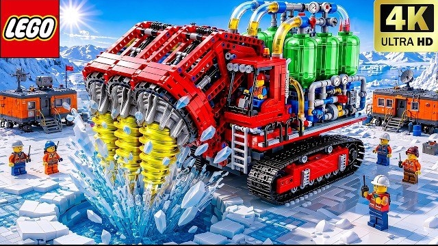 Как построить ГИГАНТСКИЙ бурильщик LEGO Technic! | Забавный эксперимент Lego Technic