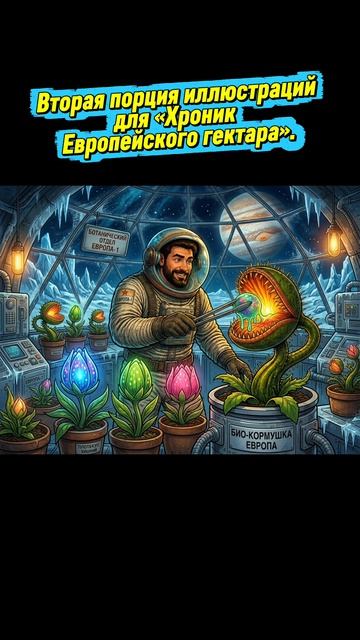 Иллюстрации для «Хроник Европейского гектара» #фантастика #книги #чтопочитать