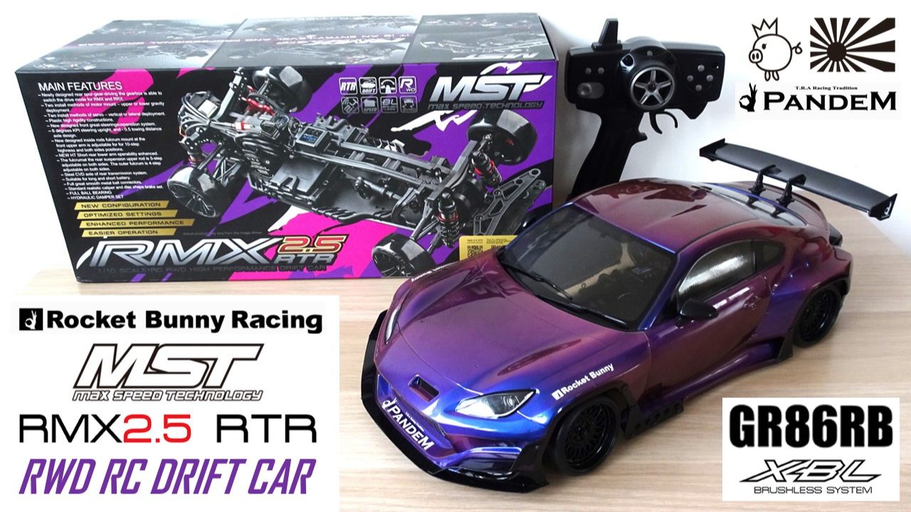 MST RMX 2.5 RTR GR86RB 1:10 Scale RC Drift Car - Unboxing And Final Assembly