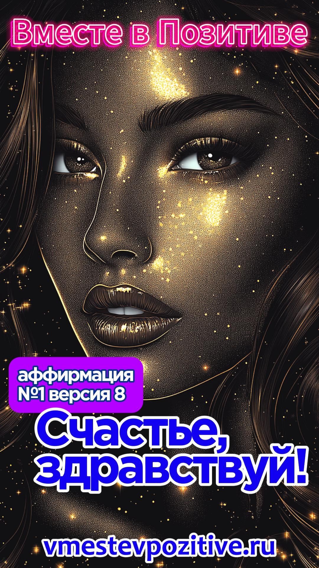 Affirmation. Female. №1. Счастье, здравствуй! (v8)