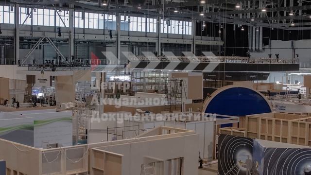 Застройка павильонов Таймлапс