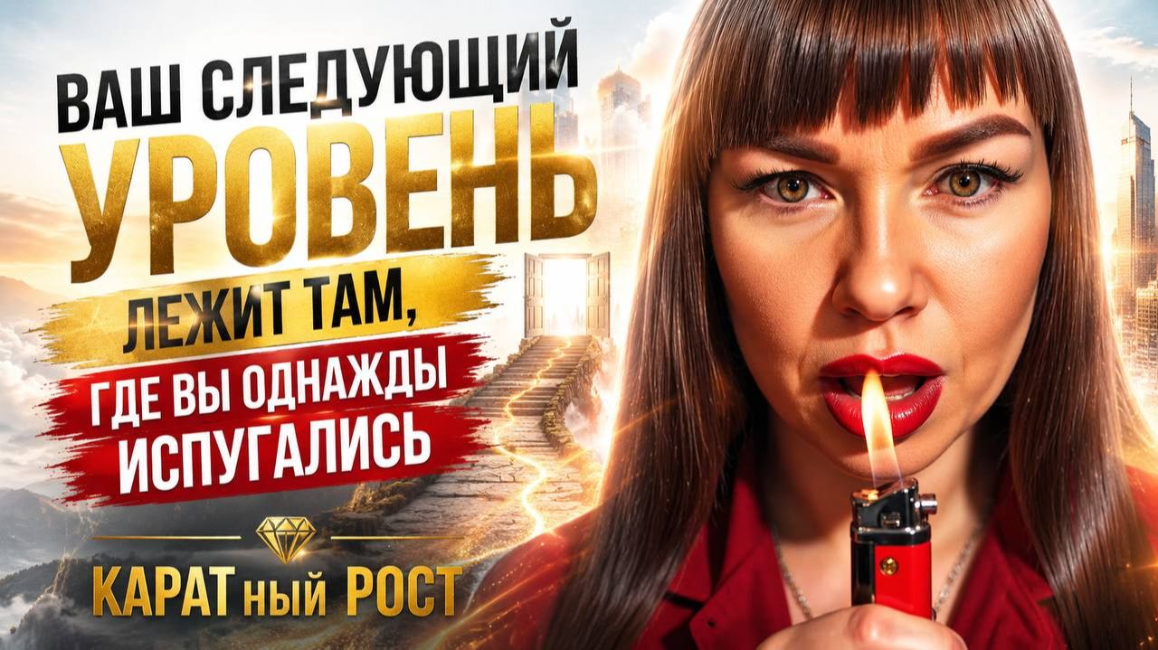 Ваш следующий уровень лежит там, где вы однажды испугались. КАРАТный РОСТ