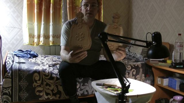 Моя мастерская. Кухонный набор, геометрическая резьба.