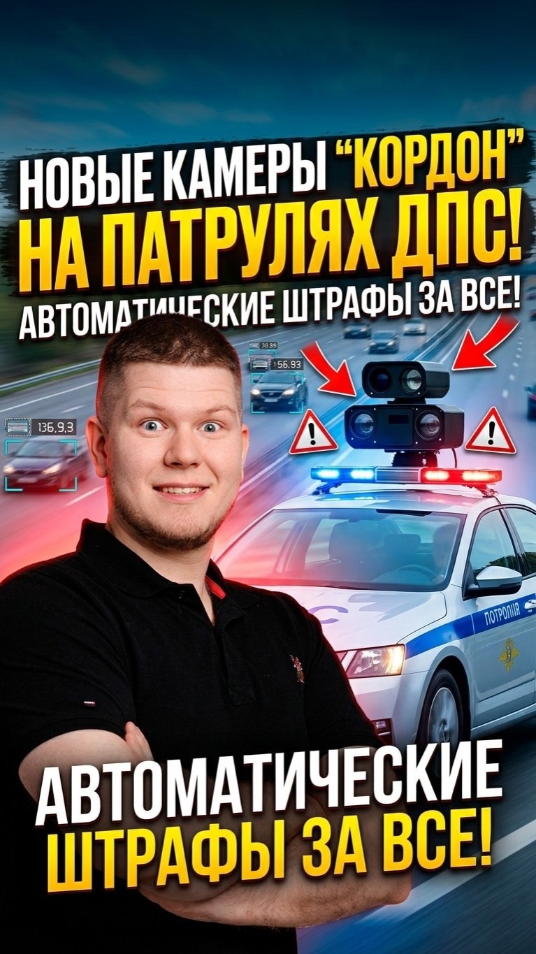 Новые камеры Кордон на патрулях ДПС: автоматическое выявление нарушений