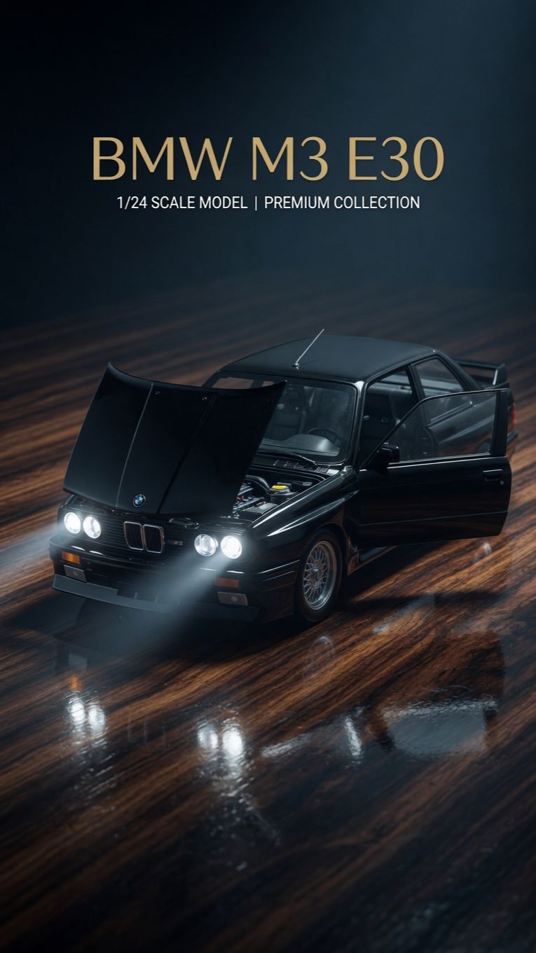 Реалистичная BMW M3 E30: качество сборки за свои деньги