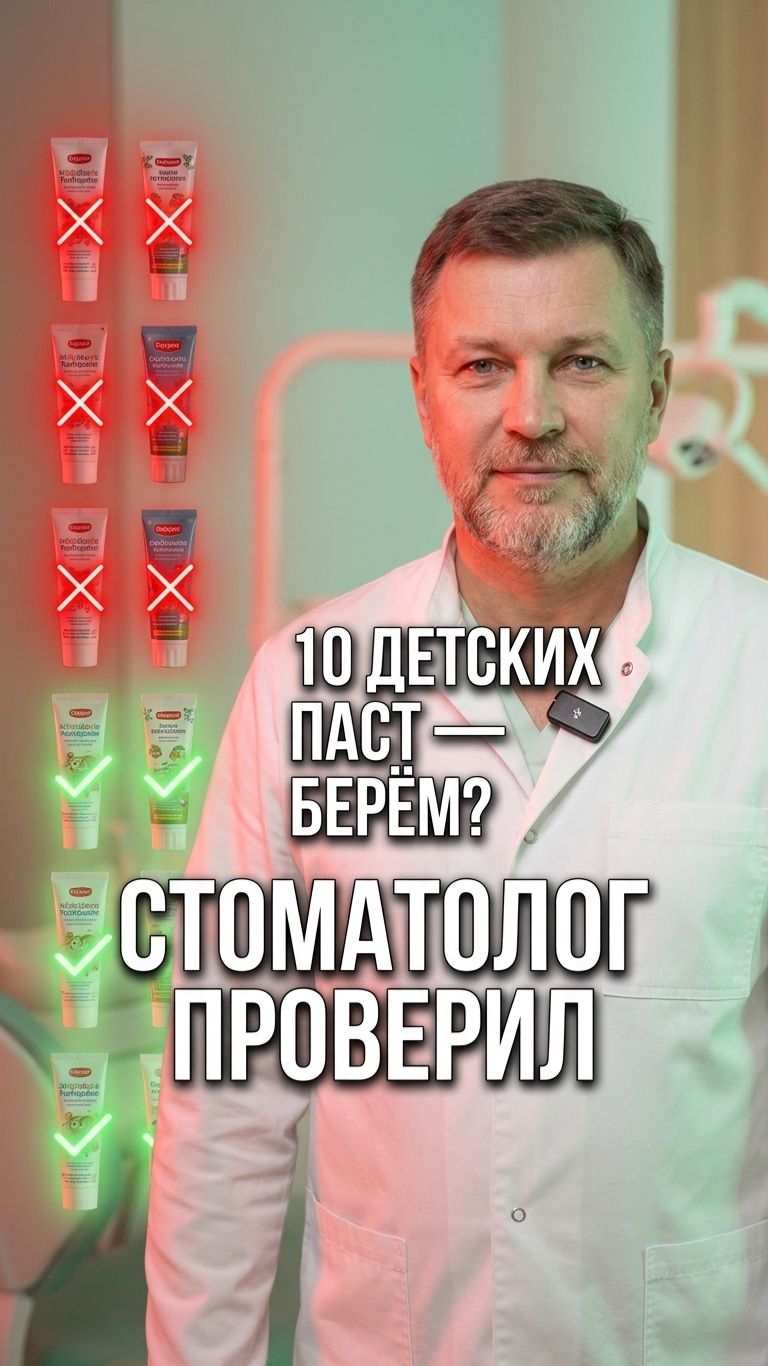 🦷 Детская зубная паста: берём или нет? Разбор 10 марок