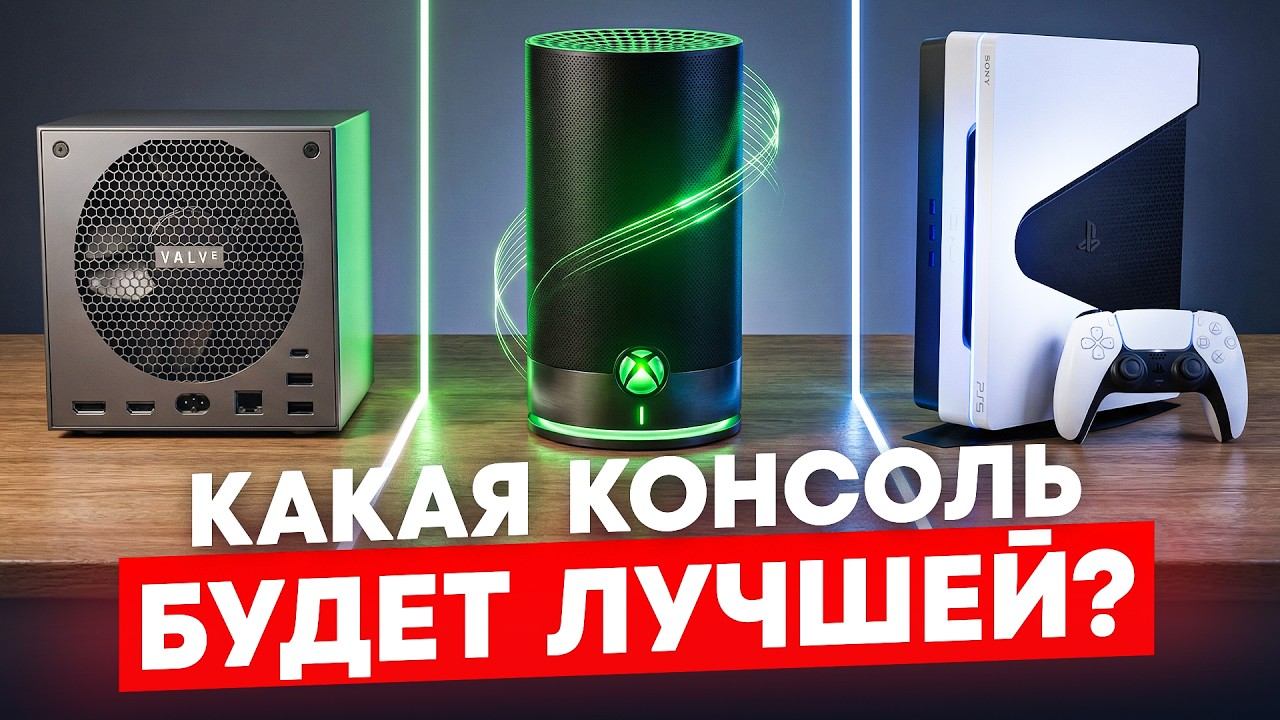 STEAM MACHINE, XBOX HELIX и PLAYSTATION 6 -  Какая консоль станет лучшей?