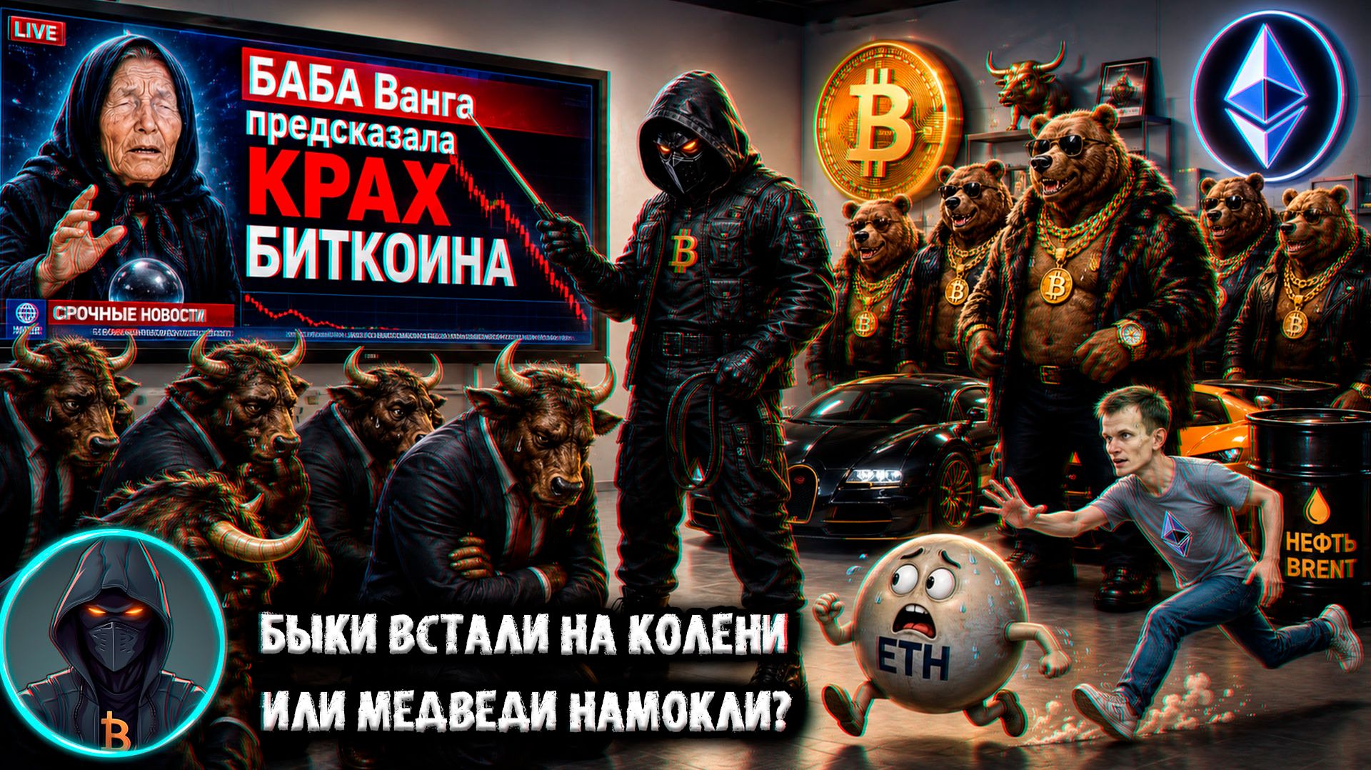 🚨 Биткоин прогноз где дно BTC Лои обновим ФРС, ETF, ETH и Нефть BRENT. Вайкофф готов!