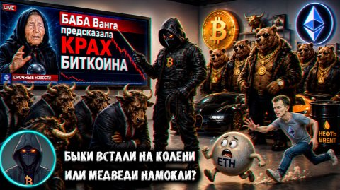 🚨 Биткоин прогноз где дно BTC Лои обновим ФРС, ETF, ETH и Нефть BRENT. Вайкофф готов!