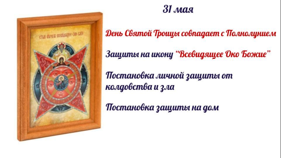Анонс постановки защиты на икону 