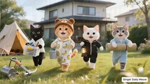 Рыжий котенок и мама-кошка снимают мукбанг для YouTube — он внезапно набирает миллион пр