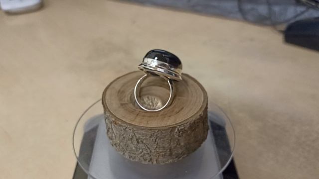 Серебряное кольцо с РАУХТОПАЗОМ. левин павел серебро.