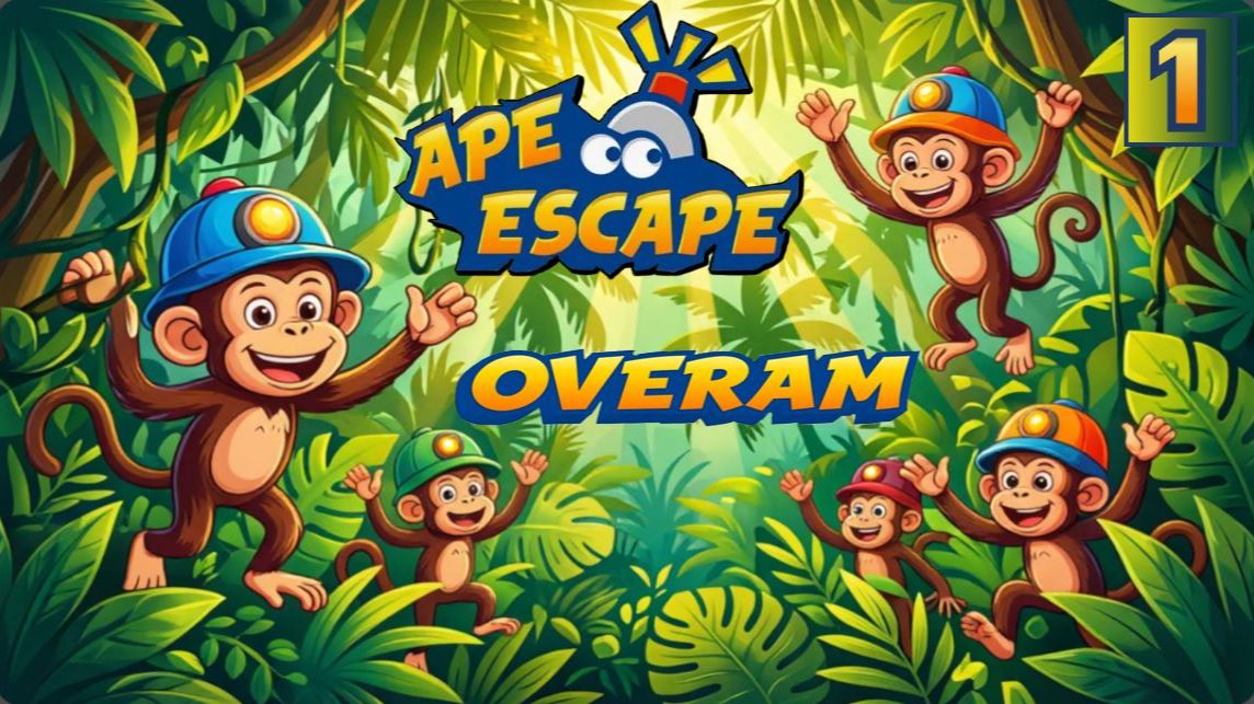 Обезьянки угрожают миру. № 1. Ape Escape (PS1)