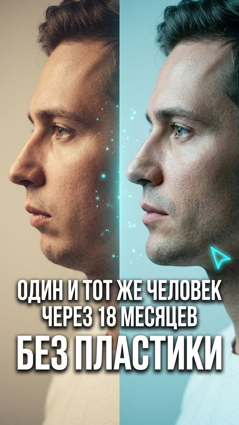 Форма лица меняется без пластики: как челюсть влияет на овал за 18 месяцев