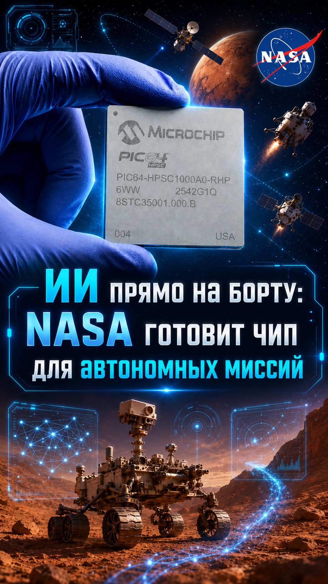 Космический ИИ-процессор NASA HPSC: зачем он нужен миссиям будущего