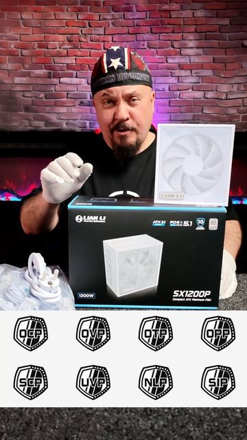 Lian Li SX1200P WHITE 1200W Топ Блок Питания для ПК Обзор