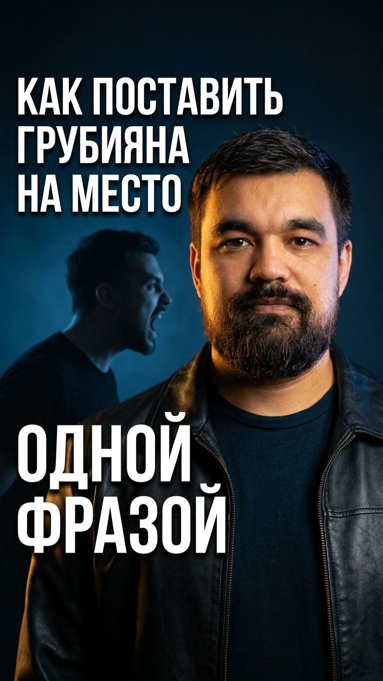 Как поставить грубияна на место без крика. Приём из импровизации за 3 секунды