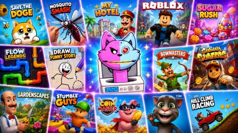 Roblox,Head Monster,Save the Dog,Mosquito,Bowmasters,Draw Funny Story #mobilegames #games #gaming