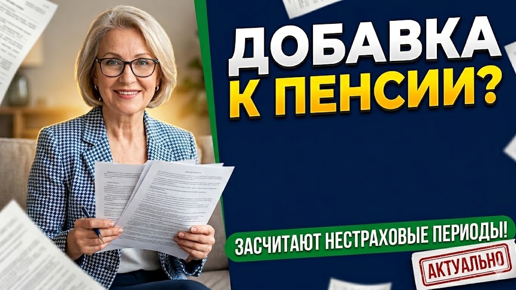 Доплата к пенсии за нерабочие периоды в 2026 году: сколько прибавляют за детей, службу и уход