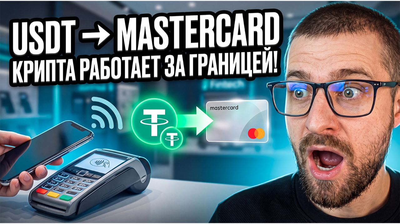 Как превратить USDT в рабочую карту Mastercard и платить за границей