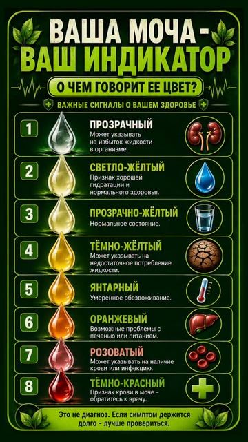 Ты считаешь прозрачную мочу признаком здоровья? А зря #здоровье #юмор #вред #зож #еда #здоровыйдух