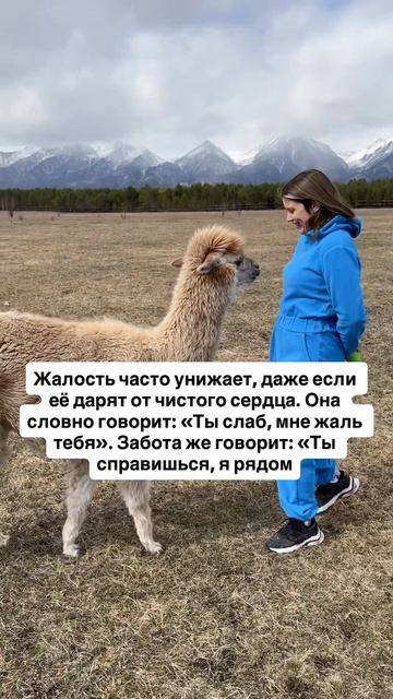 Жалость часто унижает