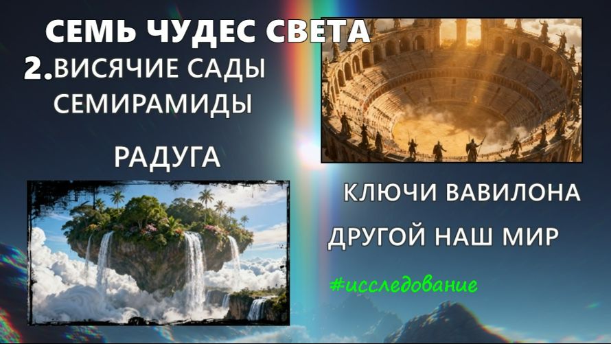 82 ВИСЯЧИЕ САДЫ СЕМИРАМИДЫ. РАДУГА. КЛЮЧИ ВАВИЛОНА. ДРУГОЙ НАШ МИР #исследование (телепат Татьяна)