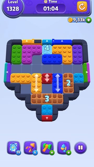 Color Block Jam 1328 Уровень