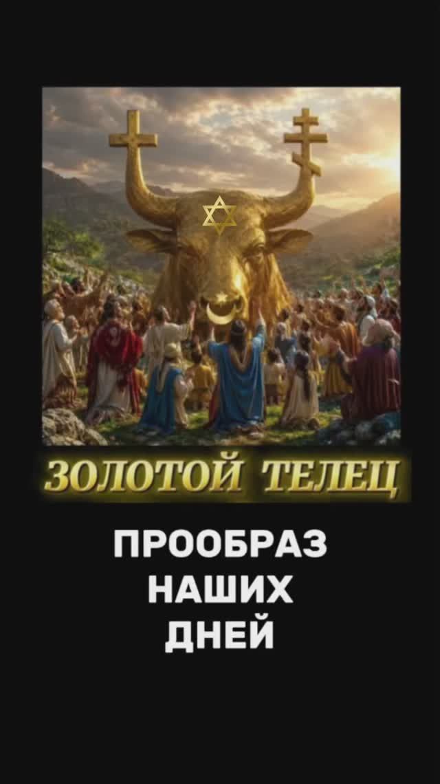 Золотой телец #христос #иисус #библияxxi #бог #пробуждение