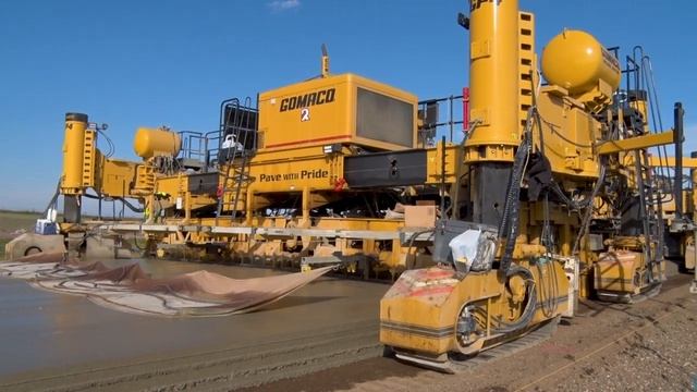 The GOMACO GP4 Is Designed For Paving Up To 12.19 M Wide. From Gomaco.com Site.