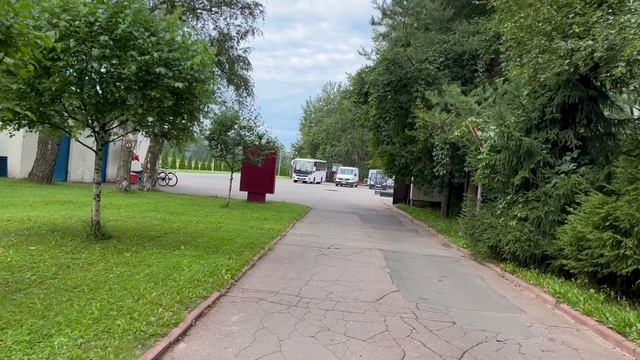 Артурс спа: велопрогулка по территории. Утро.