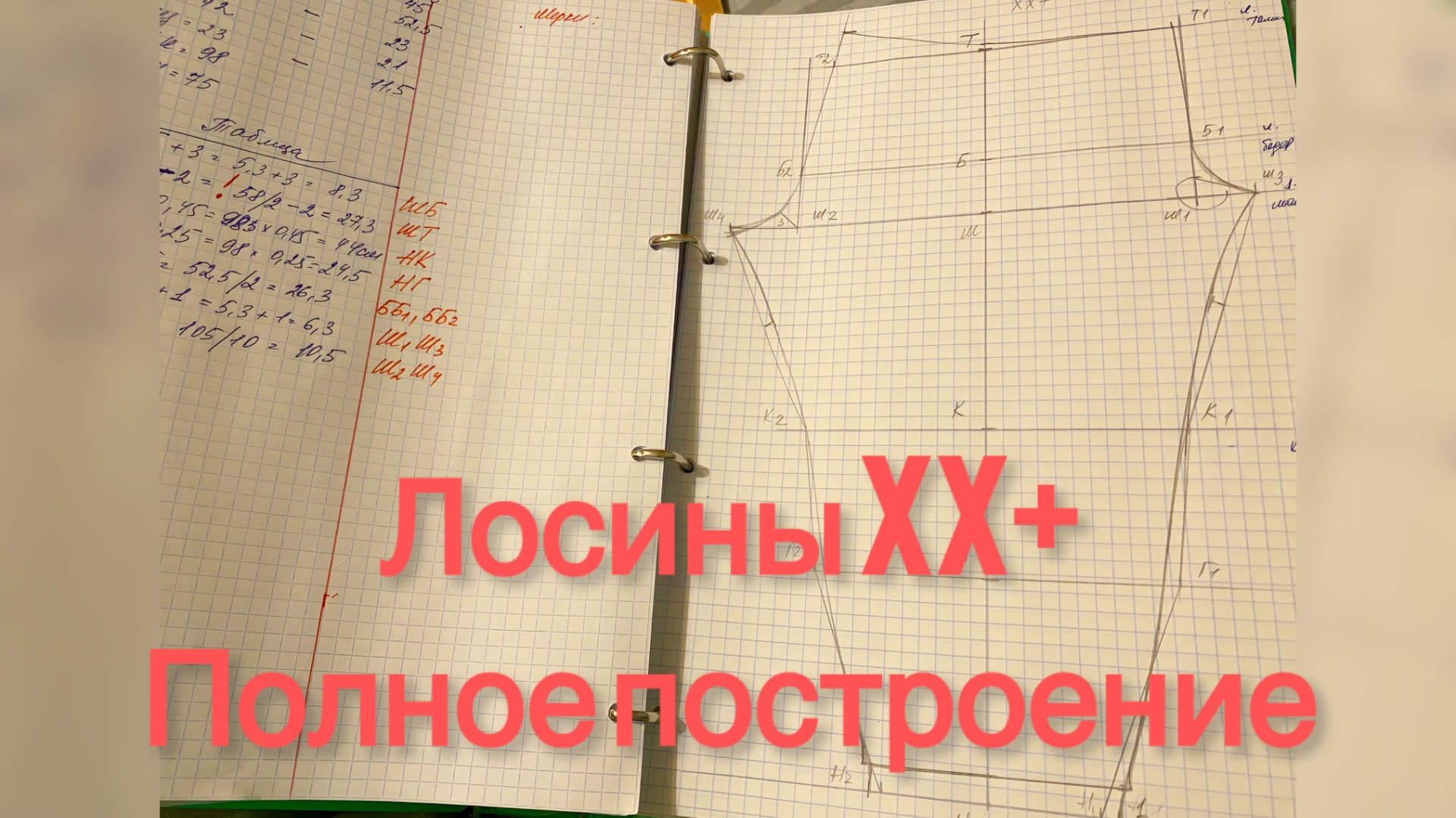 Лосины на полную фигуру, лосины  XXL+ | Урок из курса «Брюки от А до Я #выкройкалосиннаполнуюфигуру