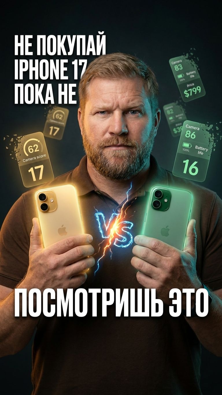 IPhone 17 Vs 16 — где реальная разница, а где переплата?