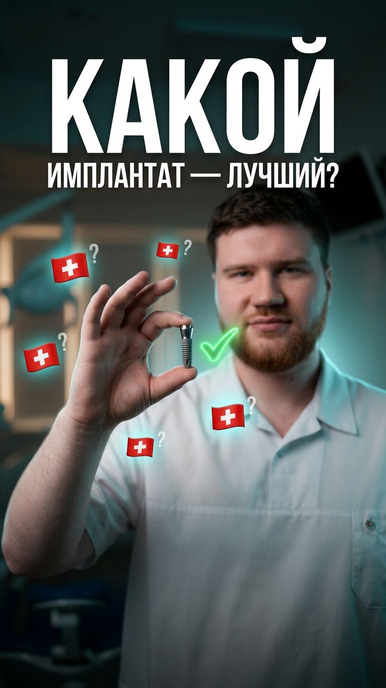 Имплантаты Швейцария Vs Корея: что важнее — бренд или врач? 4 фактора успеха