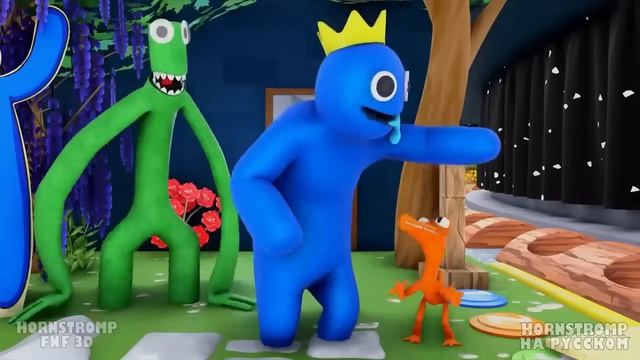 573. РАДУЖНЫЕ ДРУЗЬЯ - БОРЬБА ЗА ЖИЗНЬ!   Poppy Playtime Rainbow Friends - Анимации на русском