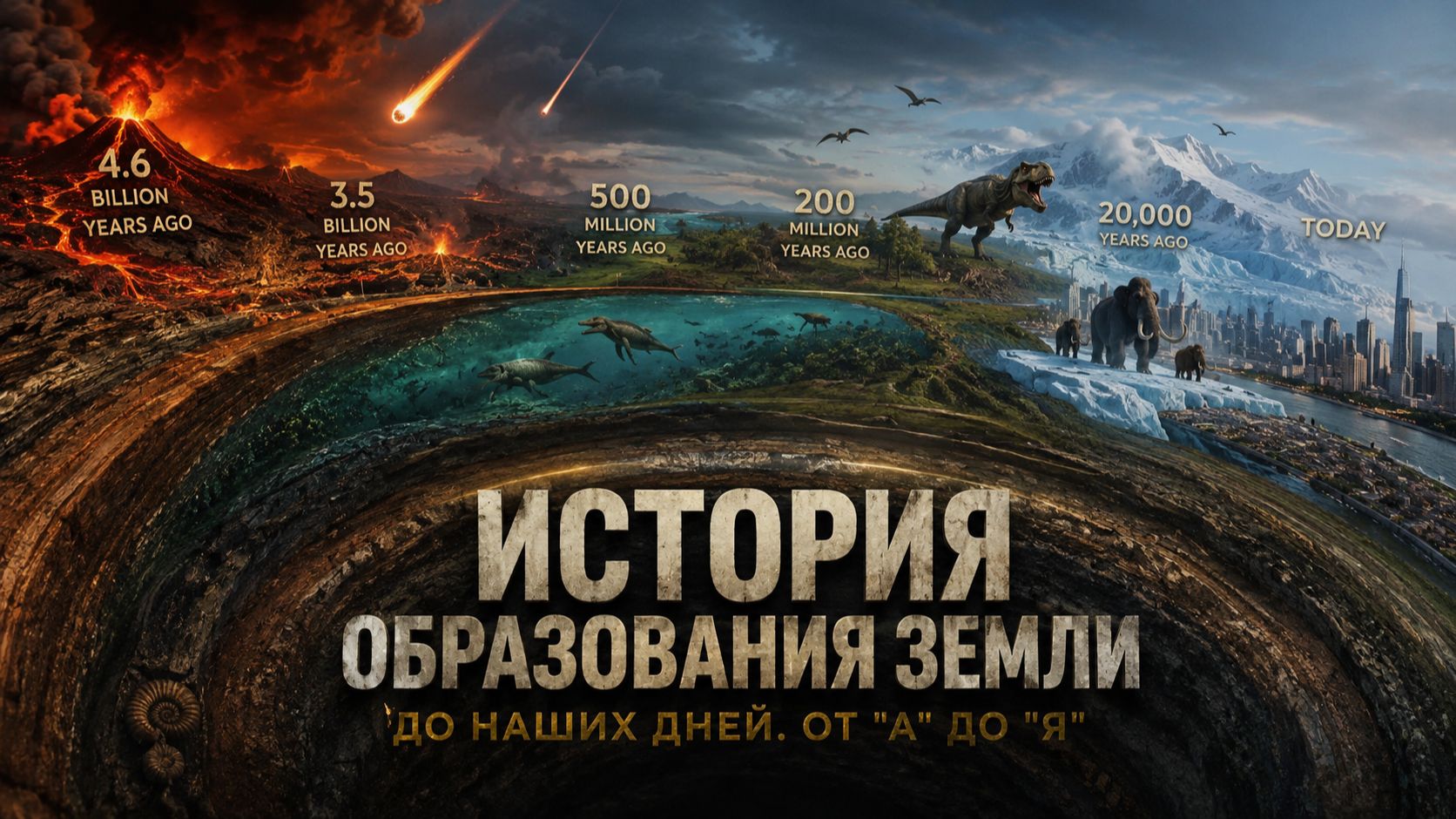 ИСТОРИЯ ОБРАЗОВАНИЯ ЗЕМЛИ ДО НАШИХ ДНЕЙ. ОТ ''А'' ДО ''Я''