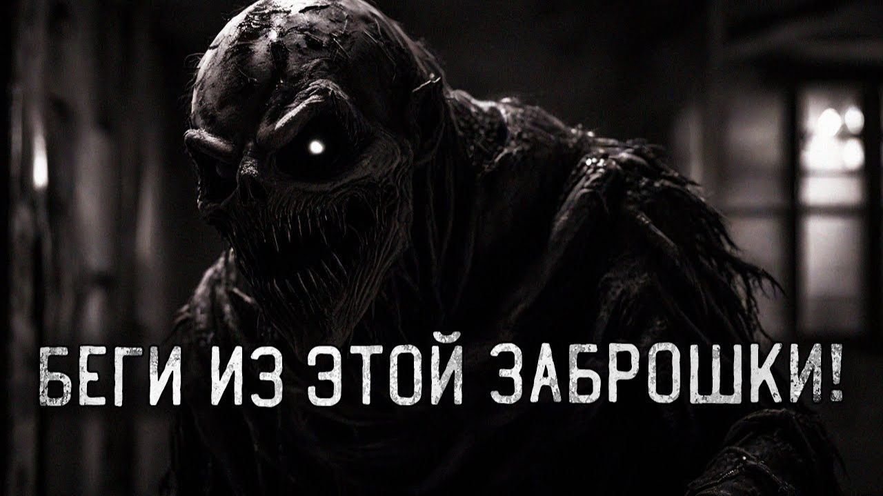 Беги из этой заброшки. Страшные истории на ночь. Мистика. Страшилки на ночь.