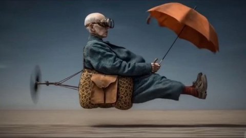 Surreal Flying Machines /I'm Floating High (AI)