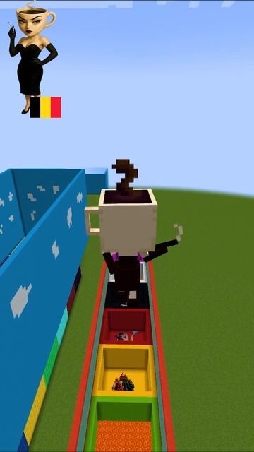 KPop Demon Hunter VS Poppy Playtime Chapter 5 Who Jumps Better P.1 #minecraft #poppyplaytime