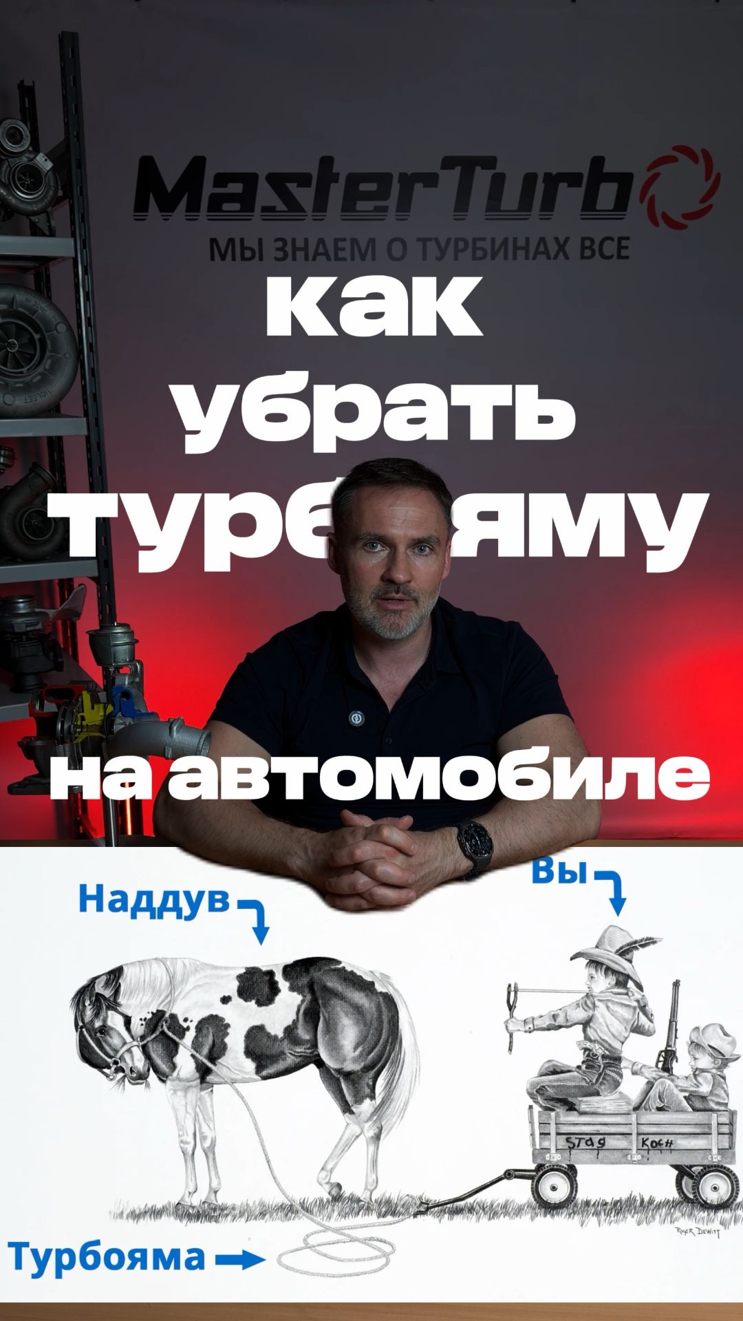 Как убрать турбояму на машине?