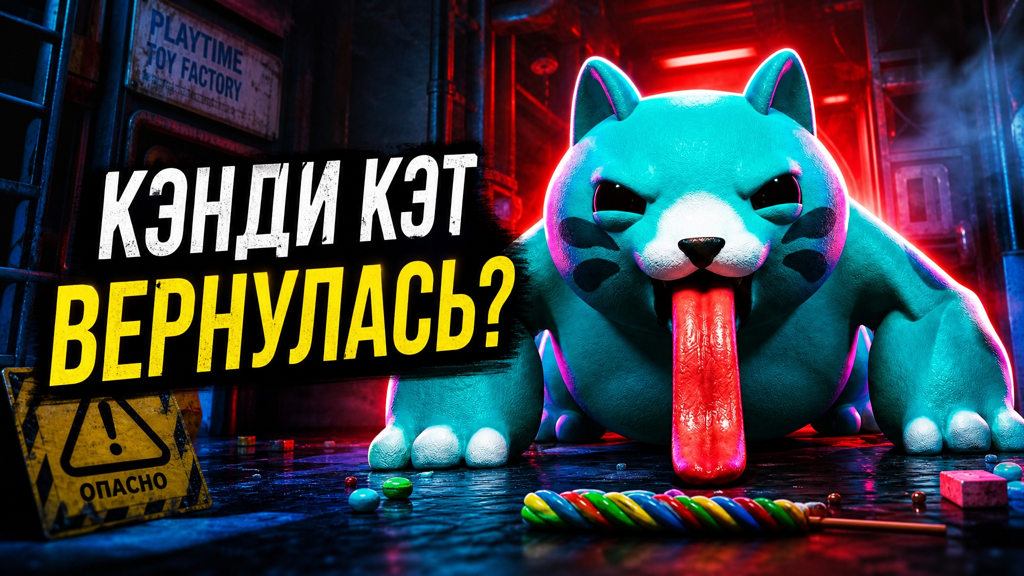 ⚡КЭНДИ КЭТ ВЕРНУЛАСЬ?! Секреты 6 Главы Poppy Playtime (Фанмейд)