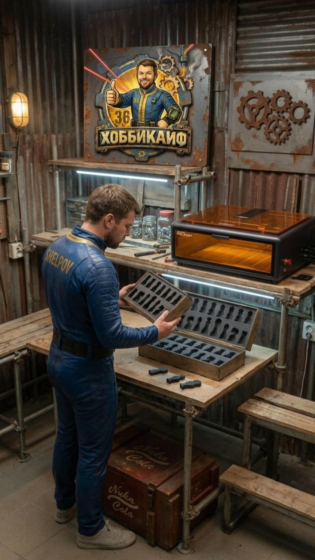 Лазерная резка поролона ♟️ Делаю ложемент для шахматных фигур #shorts